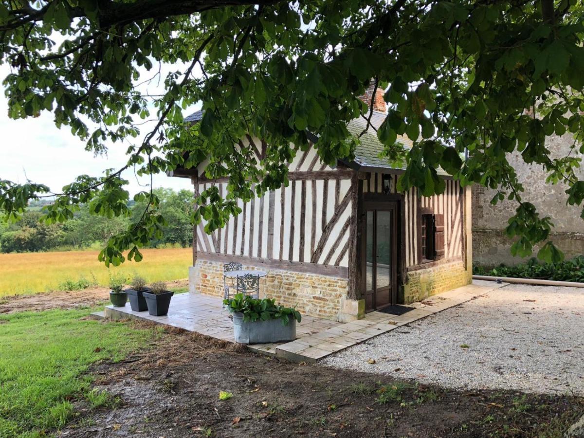 La Bouillerie Du Manoir Des Breholles Hotel Goustranville Kültér fotó